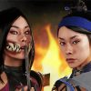 Mileena And Kitana Characters Diamond Painting