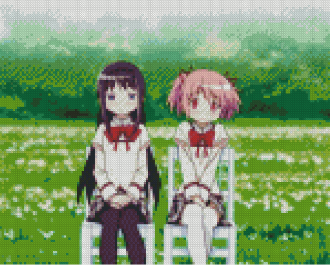 Madoka Magica Diamond Painting