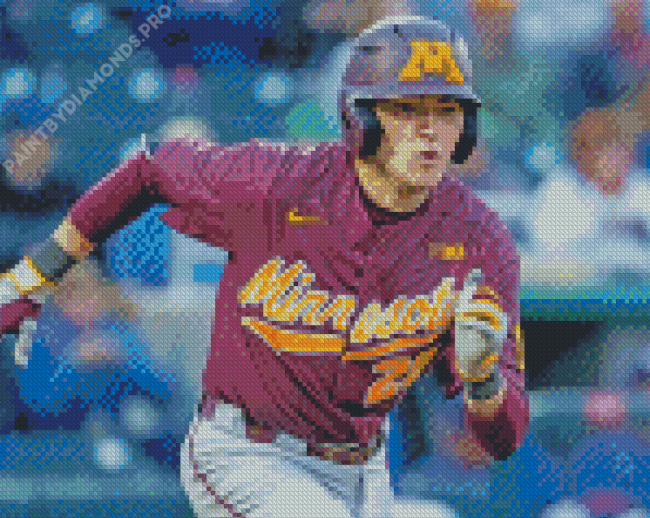 Minnesota Gophers Player Diamond Painting