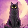 Moon Cat Diamond Painting