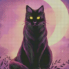 Moon Cat Diamond Painting