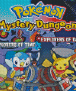 Mystery Dungeon Game Poster Diamond Painting