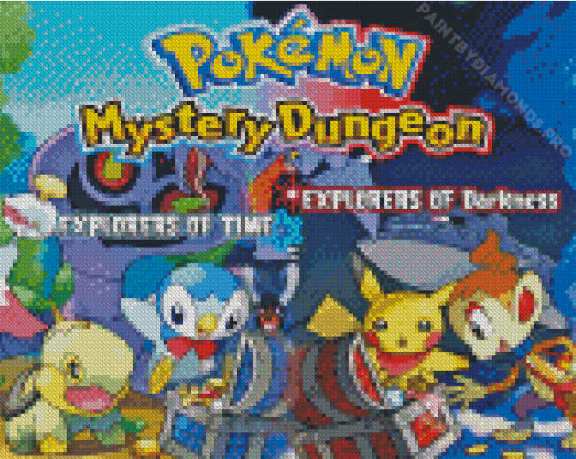 Mystery Dungeon Game Poster Diamond Painting