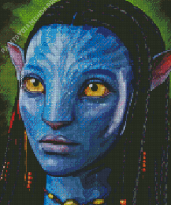 Neytiri Face Art Diamond Painting