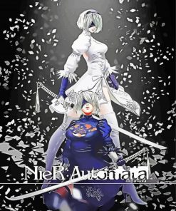 Nier Automata Video Game Diamond Painting