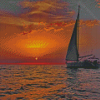 Night Sailing Seascape Diamond Painting