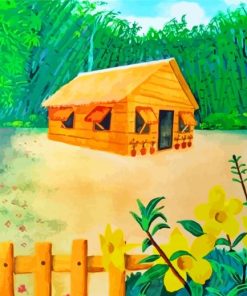 Nipa Hut Diamond Painting