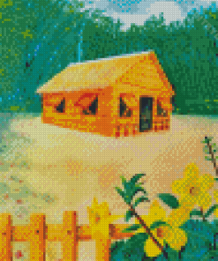 Nipa Hut Diamond Painting