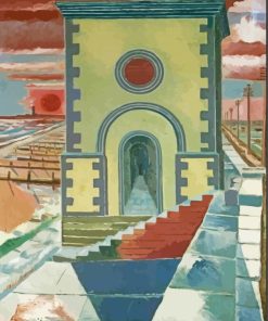 Nostalgic Landscape Paul Nash Diamond Painting