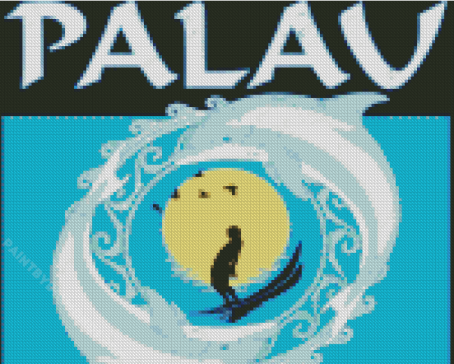 Palau Poster Diamond Painting