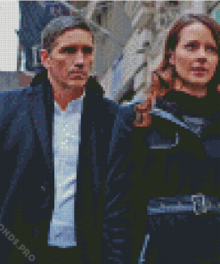 Person Of Interest Characters Diamond Painting