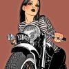 Pin Up Moto Diamond Painting