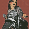 Pin Up Moto Diamond Painting