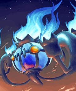 Pokemon Chandelure Diamond Painting