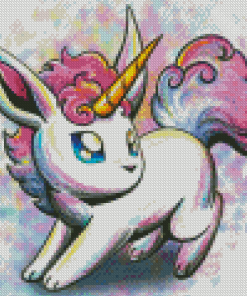 Pokemon Unicorn Art Diamond Painting