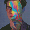 Rainbow Man Face Diamond Painting