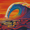 Rainbow Wave Diamond Painting