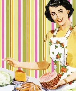 Retro Food Diamond Painting