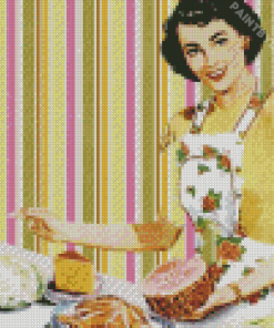 Retro Food Diamond Painting