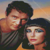 Richard Burto And Elizabeth Taylor Cleopatra Diamond Painting