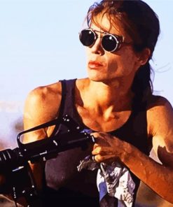 Sarah Connor Diamond Painting