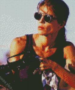 Sarah Connor Diamond Painting