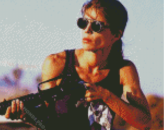 Sarah Connor Diamond Painting