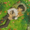 Secret World Of Arrietty Sho Reading Book Diamond Painting