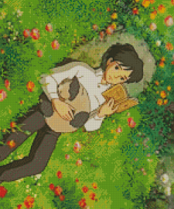 Secret World Of Arrietty Sho Reading Book Diamond Painting