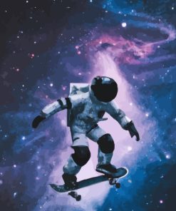 Skater Astronaut Diamond Painting