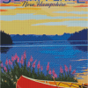 Squam Lake Poster Diamond Painting