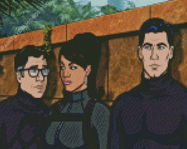 Sterling Archer And Characters Diamond Painting