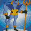 Superhero Blue Devil Diamond Painting