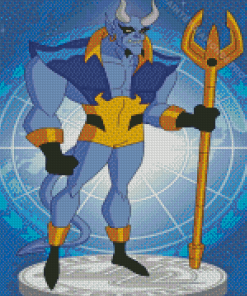 Superhero Blue Devil Diamond Painting