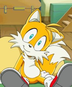 Tails The Hedgehog Comic Book Diamond Painting