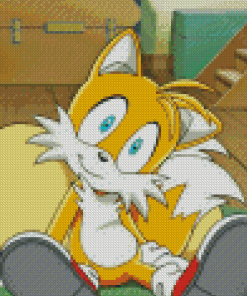 Tails The Hedgehog Comic Book Diamond Painting