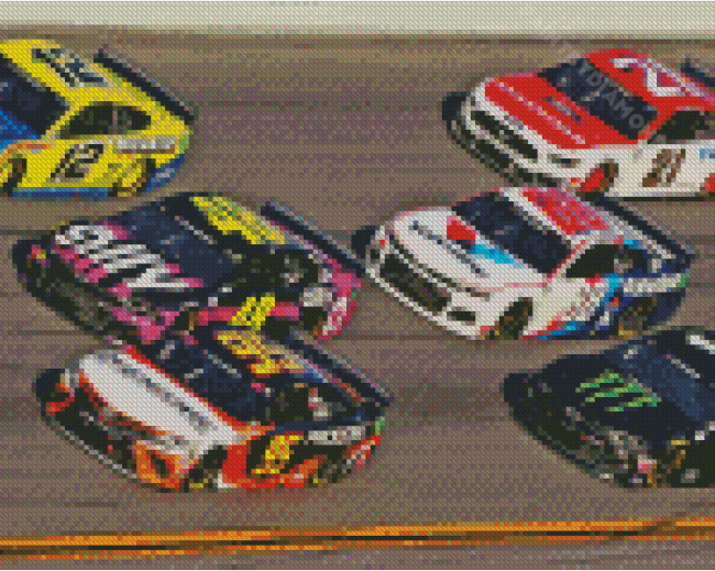 Talladega Superspeedway Car Racing Diamond Painting