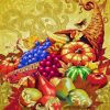 Thanksgiving Harvest Cornucopia Diamond Painting