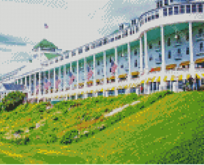 The Grand Hotel Mackinac diamond Painting