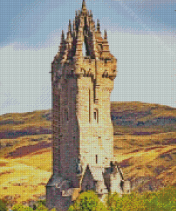 The National Wallace Monument Stirling Tower In Scotland diamond Painting