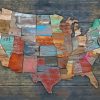 The Usa Map Diamond Painting