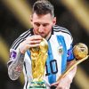 The World Cup Argentina Lionel Messi Diamond Painting