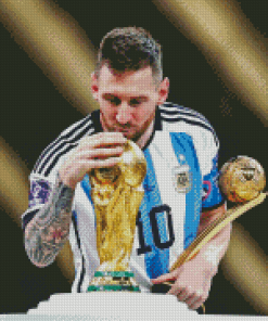 The World Cup Argentina Lionel Messi Diamond Painting