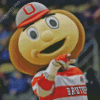 The Mascot Brutus Buckeye Diamond Painting