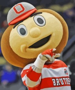 The Mascot Brutus Buckeye Diamond Painting