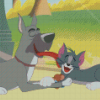 Tom And Jerry With Dog Diamond Painting