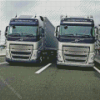 Two Volvo Trucks Diamond Painting