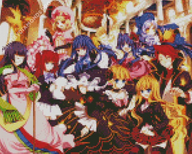 Umineko When They Cry Characters Diamond Painting