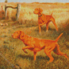 Vizsla Dogs Diamond Painting