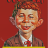 What We Worry Alfred E Neuman Poster Diamond Painting